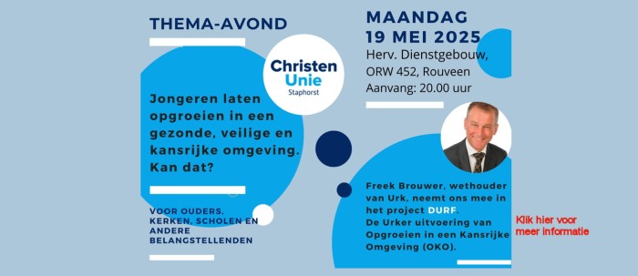 Affiche thema-avond CU + klik
